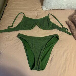 Abercrombie & Fitch Green Bikini
